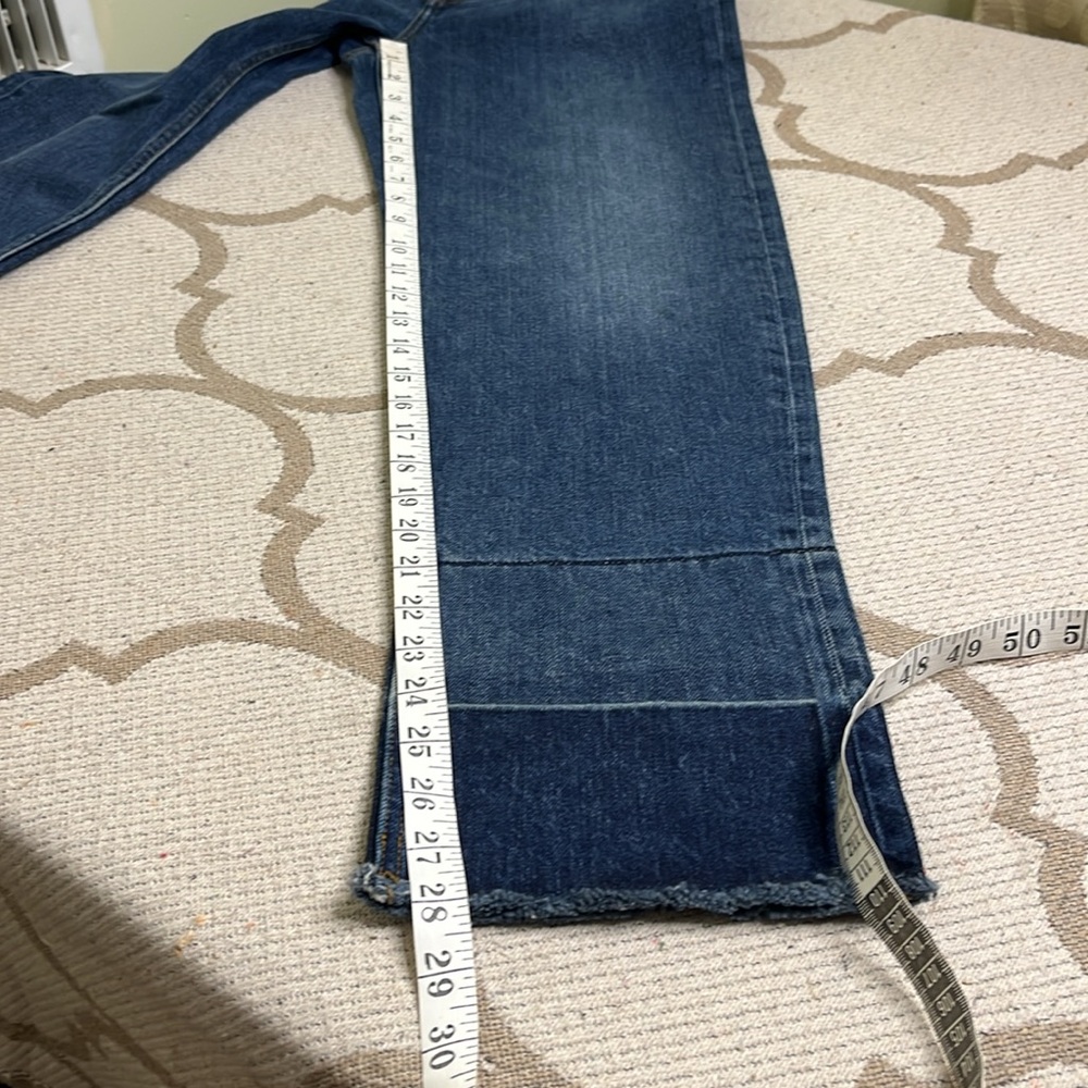 Everlane The Way High Jean Abyss Released Hem Straight leg Denim Jeans, size 25 - Picture 9 of 17